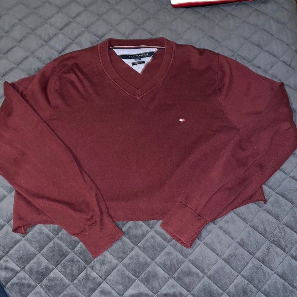 Cropped Tommy Hilfiger Larger sweater